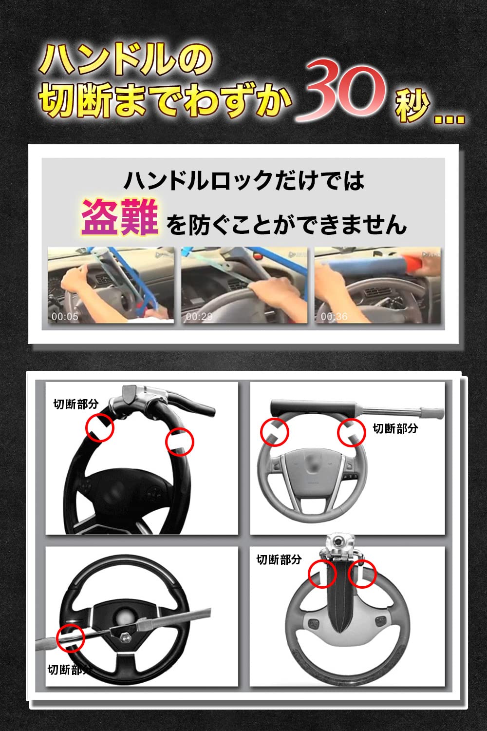 Amazon.co.jp: [Bontrec] ペダルロック 盗難防止 カー
